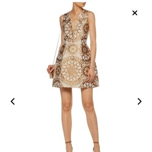 Alice and Olivia Patty Brocade Mini dress.